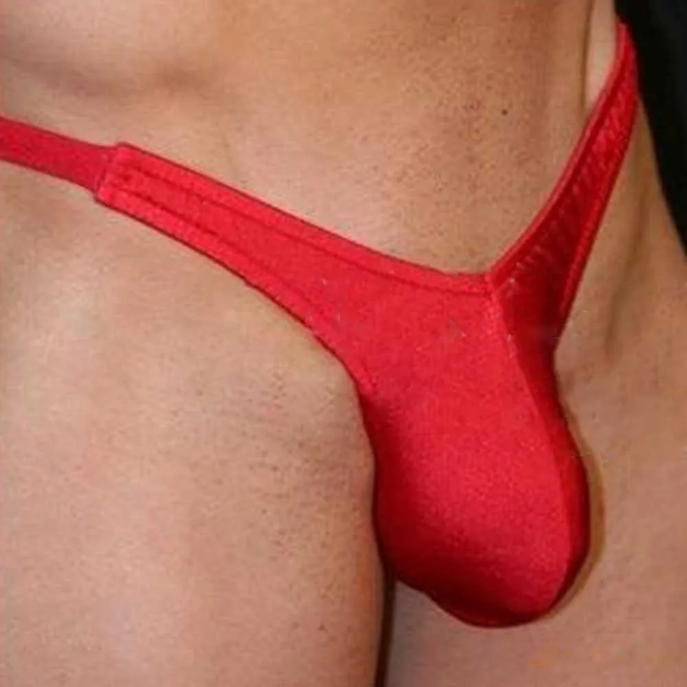 Дышащее мужское нижнее белье, трусы, выпуклая сумка, мужские трусы с бандажами для геев, простые сексуальные трусы-стринги Sissy