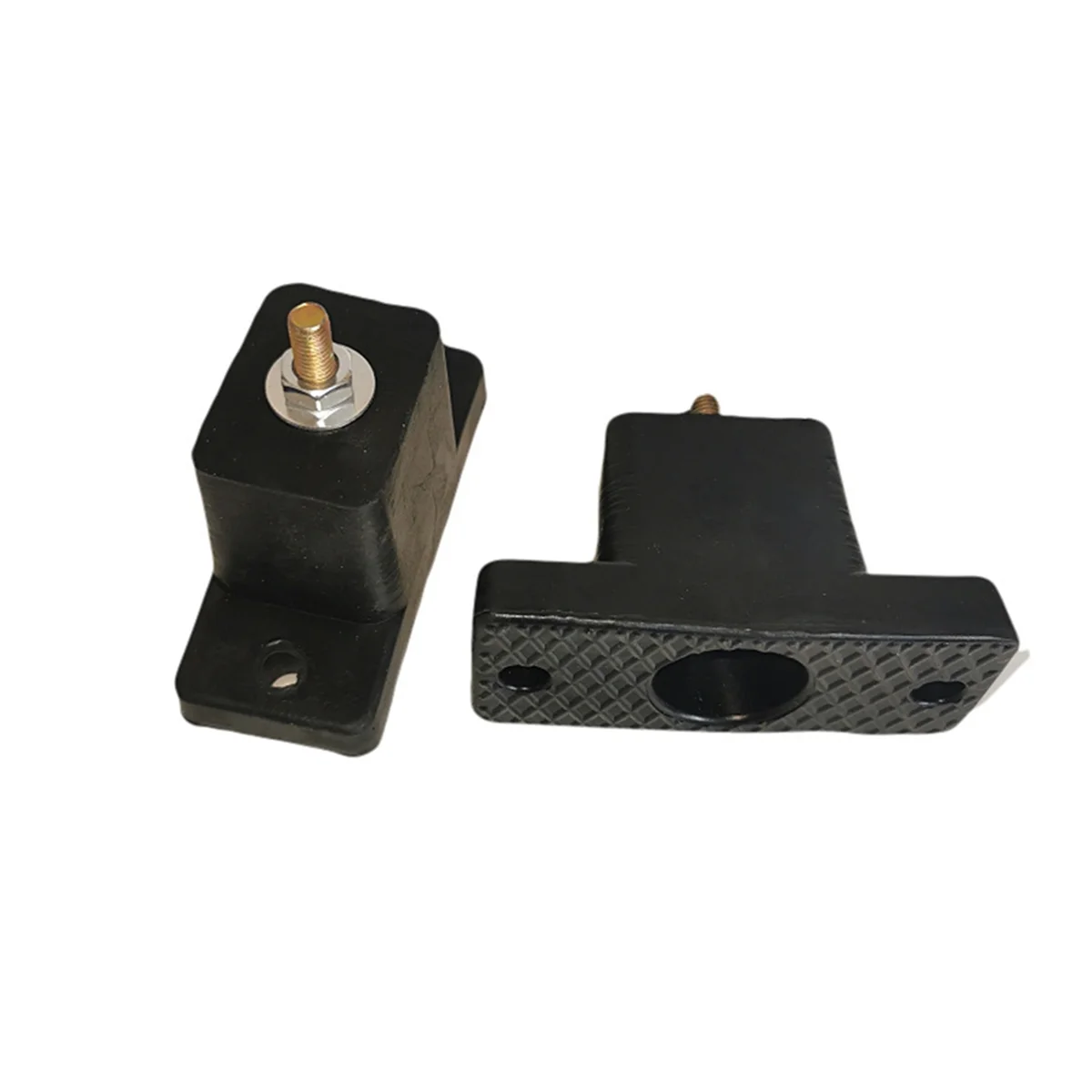 HEIßER 4er-Pack Kissen Klimaanlage Gummi Stoßdämpfende Anti-Vibration Isolator Pads Halterung Schwarz