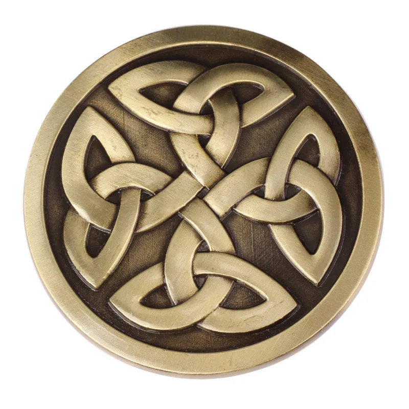 Woman Vintage Belt Buckle Fashionable Celtic Knot Pattern