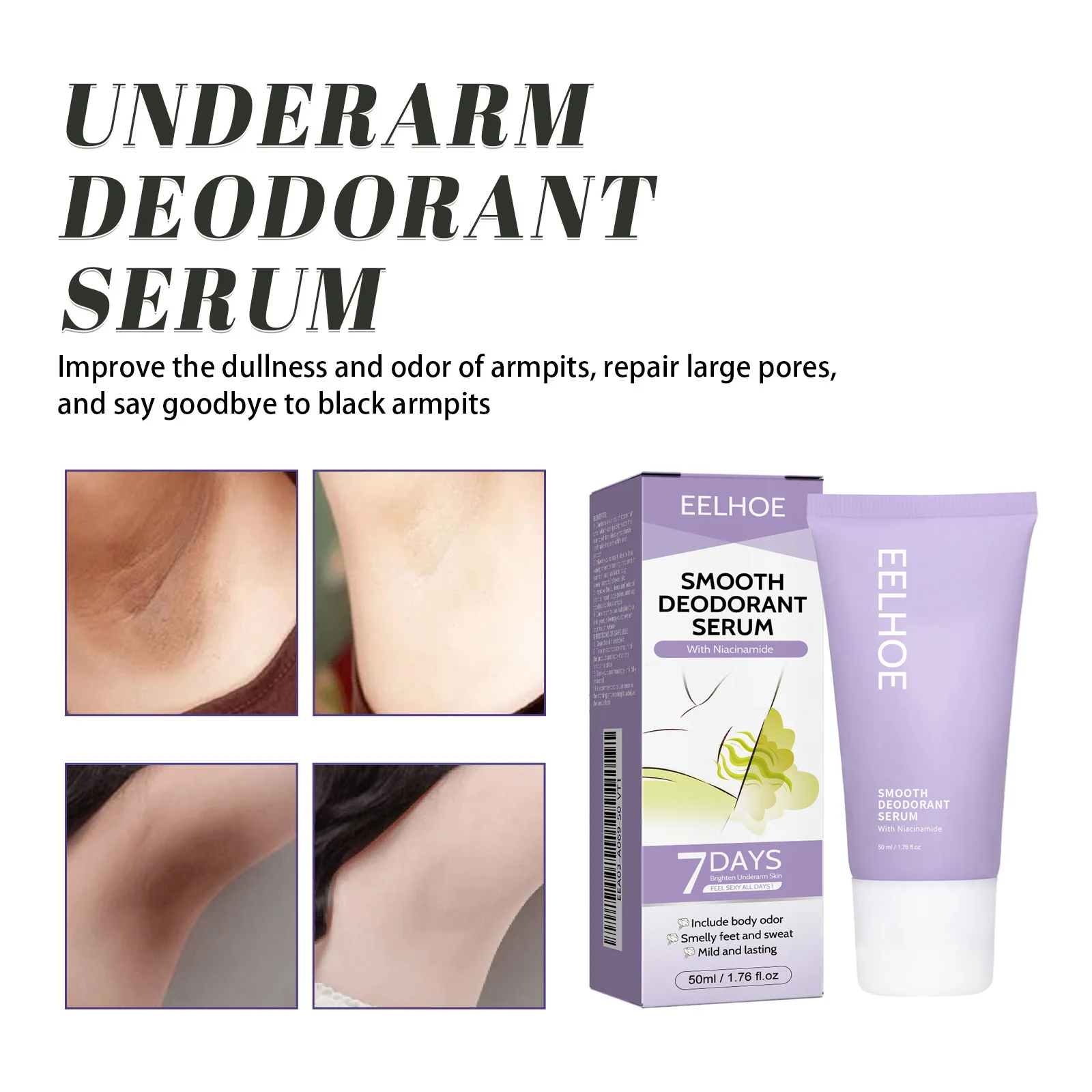 Armpits Deodorant Cream Perfume Remove Bad Smell Body Odor Anti Sweaty Deep Refreshing Lasting Aroma Herbal Skin Care Product