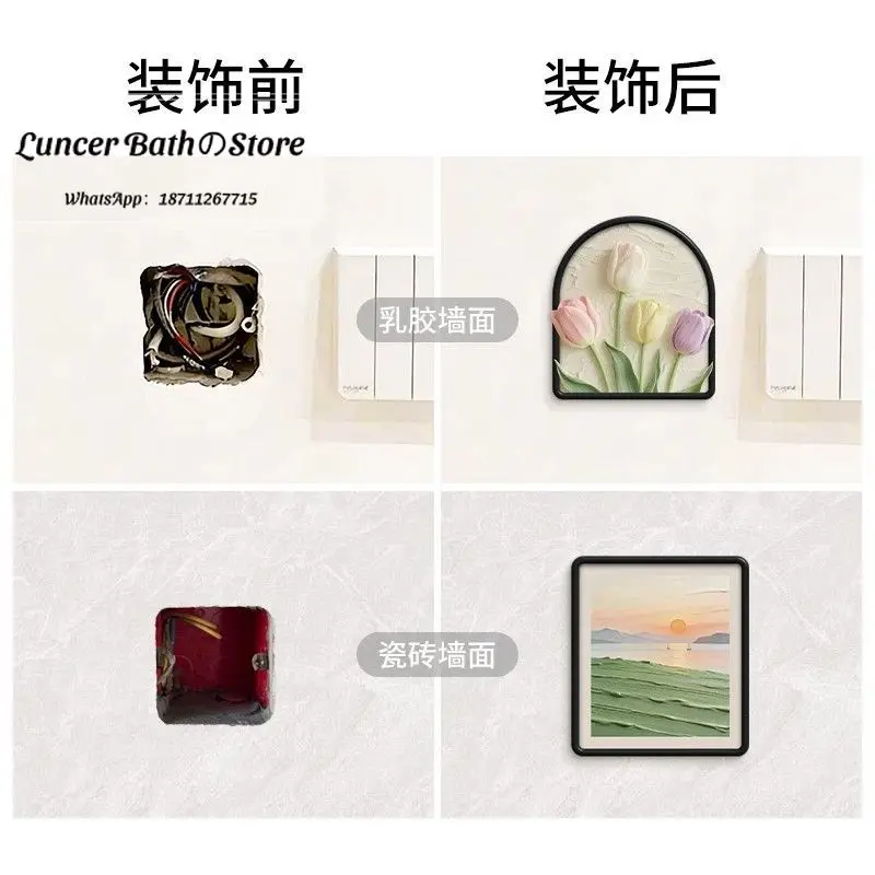 Wall decoration, fill holes, wall stickers, hole blocking stickers, ugly decorations, household tile beautification stickers