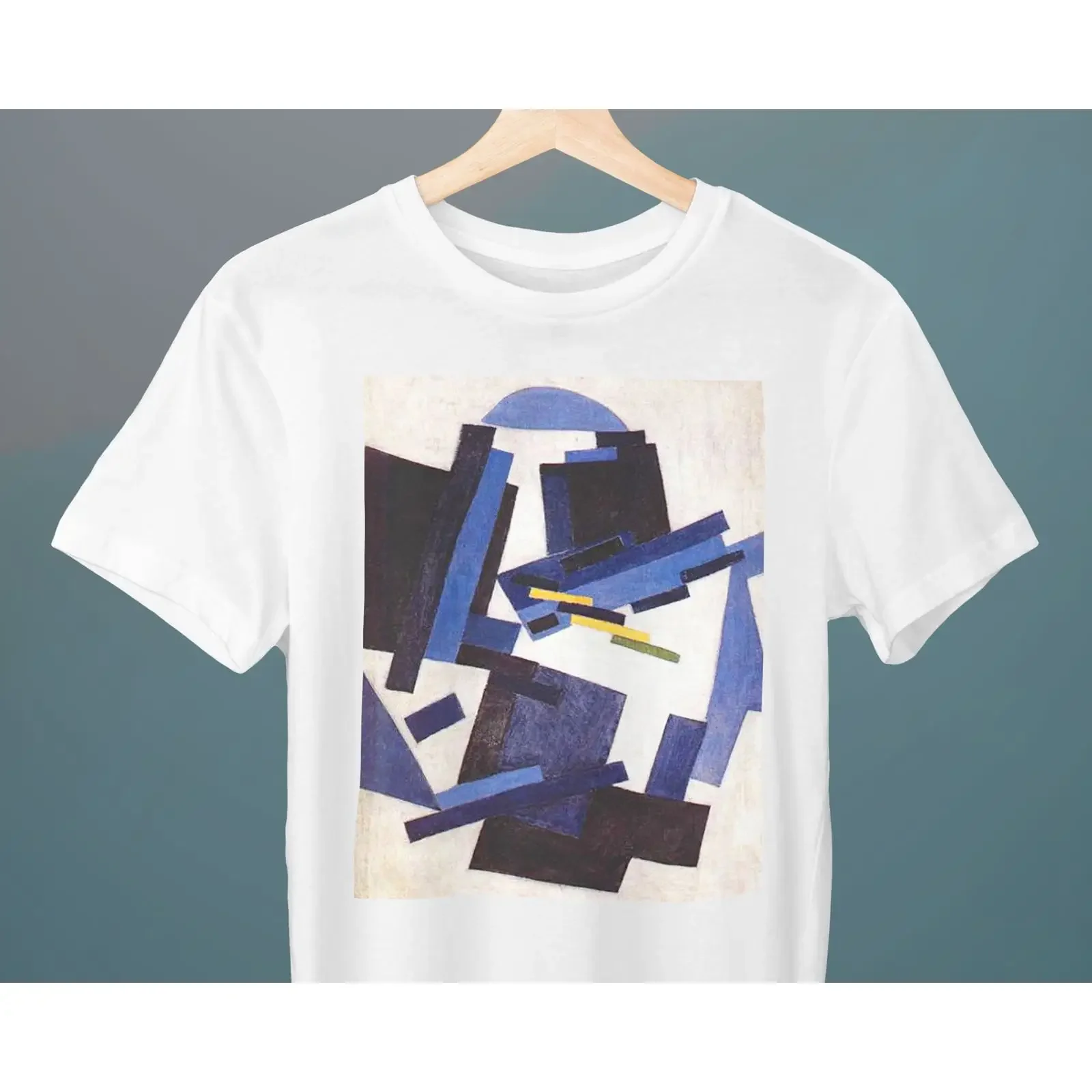 Abstract Composition Olga Rozanova T Shirt Art Suprematism for Her Him Lover vintage Washed Unisex Breathable Stylish