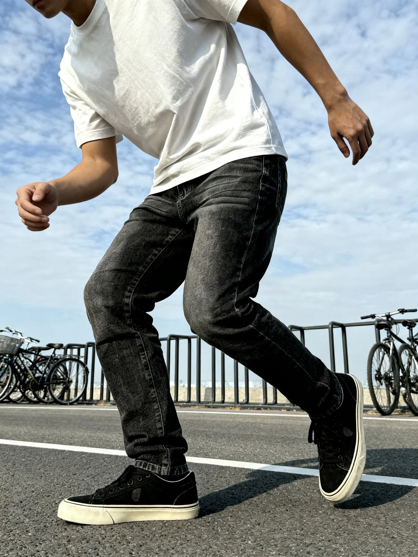 Men's Spring Autumn Versatile Slim Fit Skinny Jeans