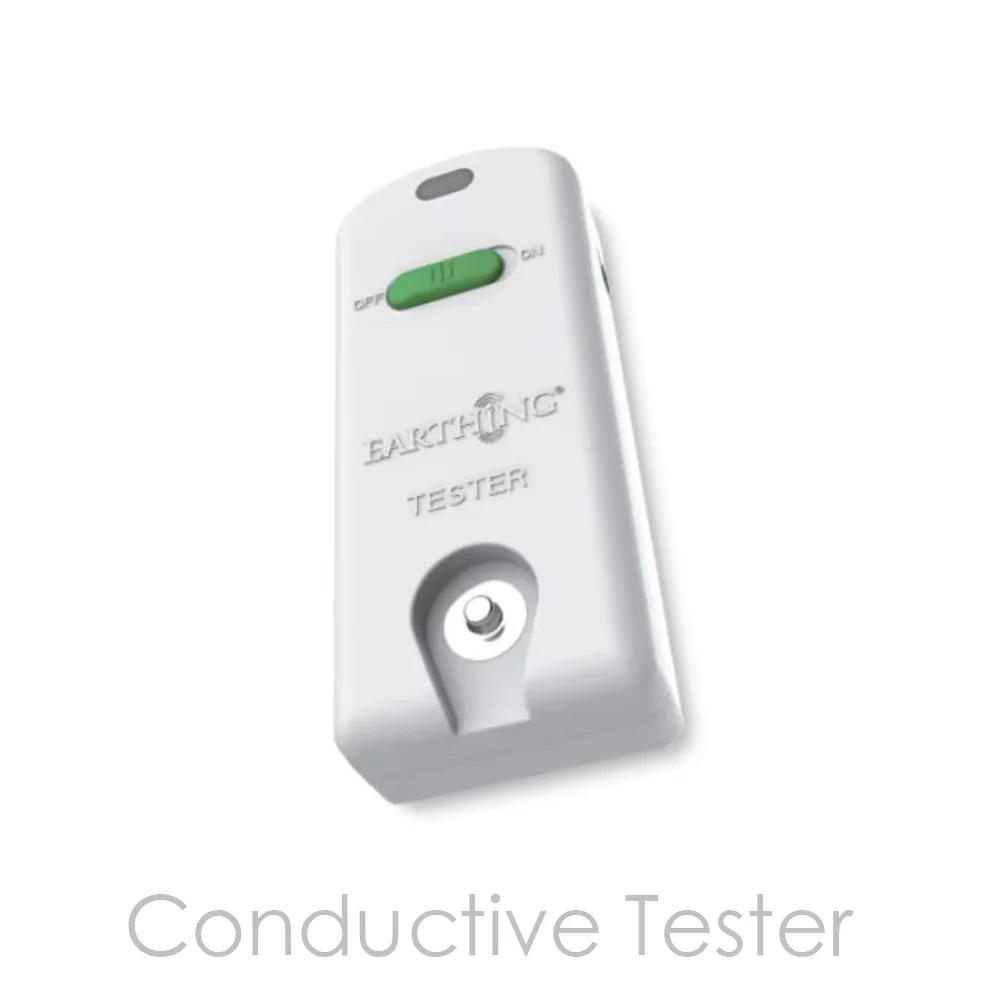 Earthing Tester with 15ft Cord for Grounding Mats, Sheets, Earthing Fitted Sheets, Pads, Blankets, Pillow Case