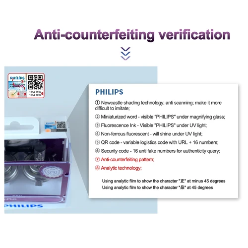 Imagen 2 del producto Philips H11 12V 55W Diamond Vision 5000K bombillas halógenas de luz súper blanca faros antiniebla de coche 12362DVS2