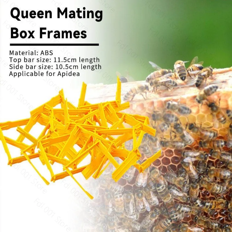 (10 Pieces) Foam Beehive Accessories Mini Box Nest Frame Single-layer Box Queen Mating box Beekeeping