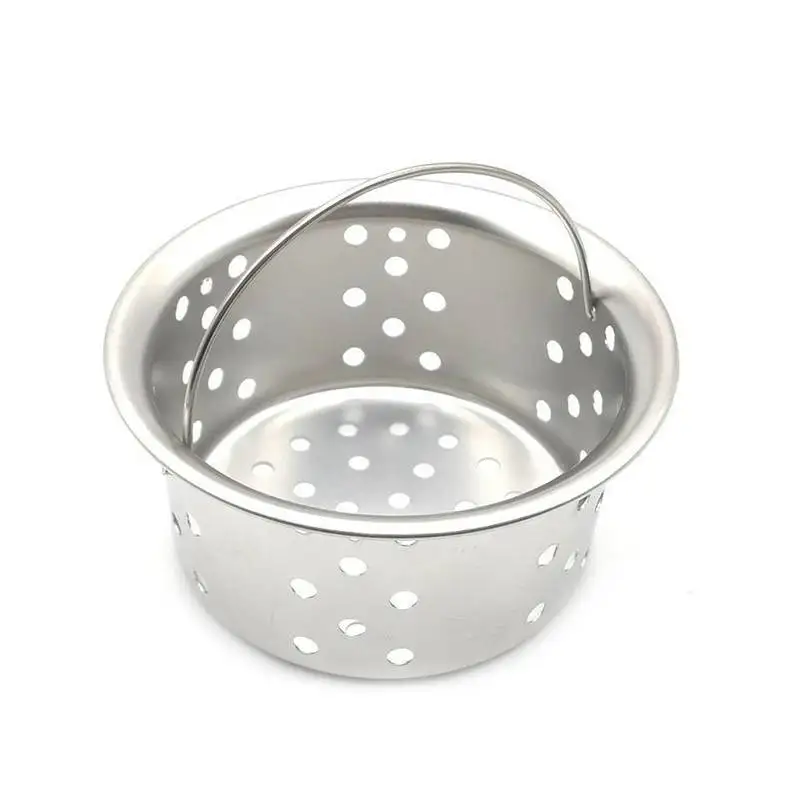 Sus 304ステンレス鋼キッチンシンクドレンアセンブリストッパー、ディープバスケットカバー蓋、錆びないSus