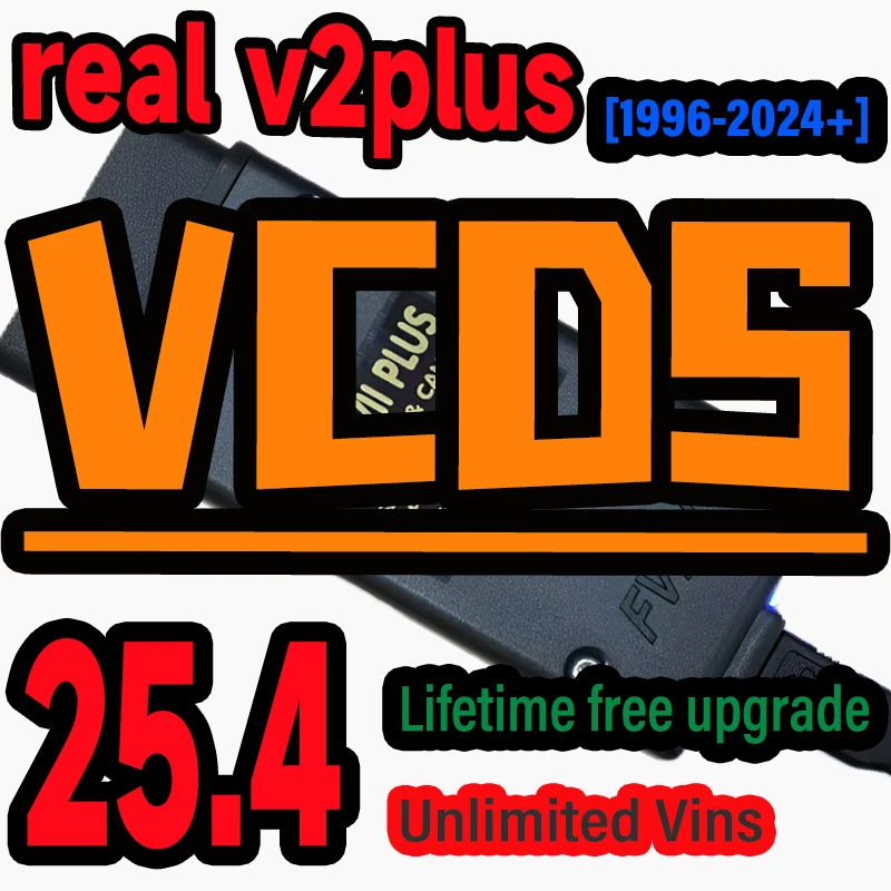 2025 VCDS-PLUS Unlimits VINs  Online VAG HEX V2 PLus Hardware Usb Interface For VAG COM Diagnostic Coding tool