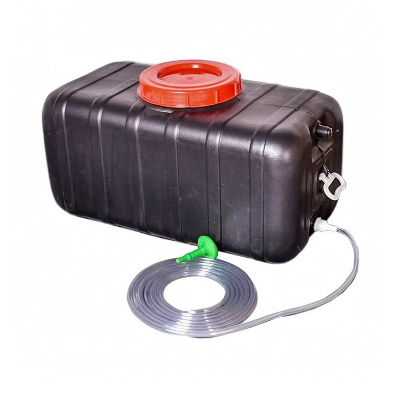 Portable Outdoor Bathing Bucket Black Solar Water Tank with Tap for Camping Shower and Water Storage
