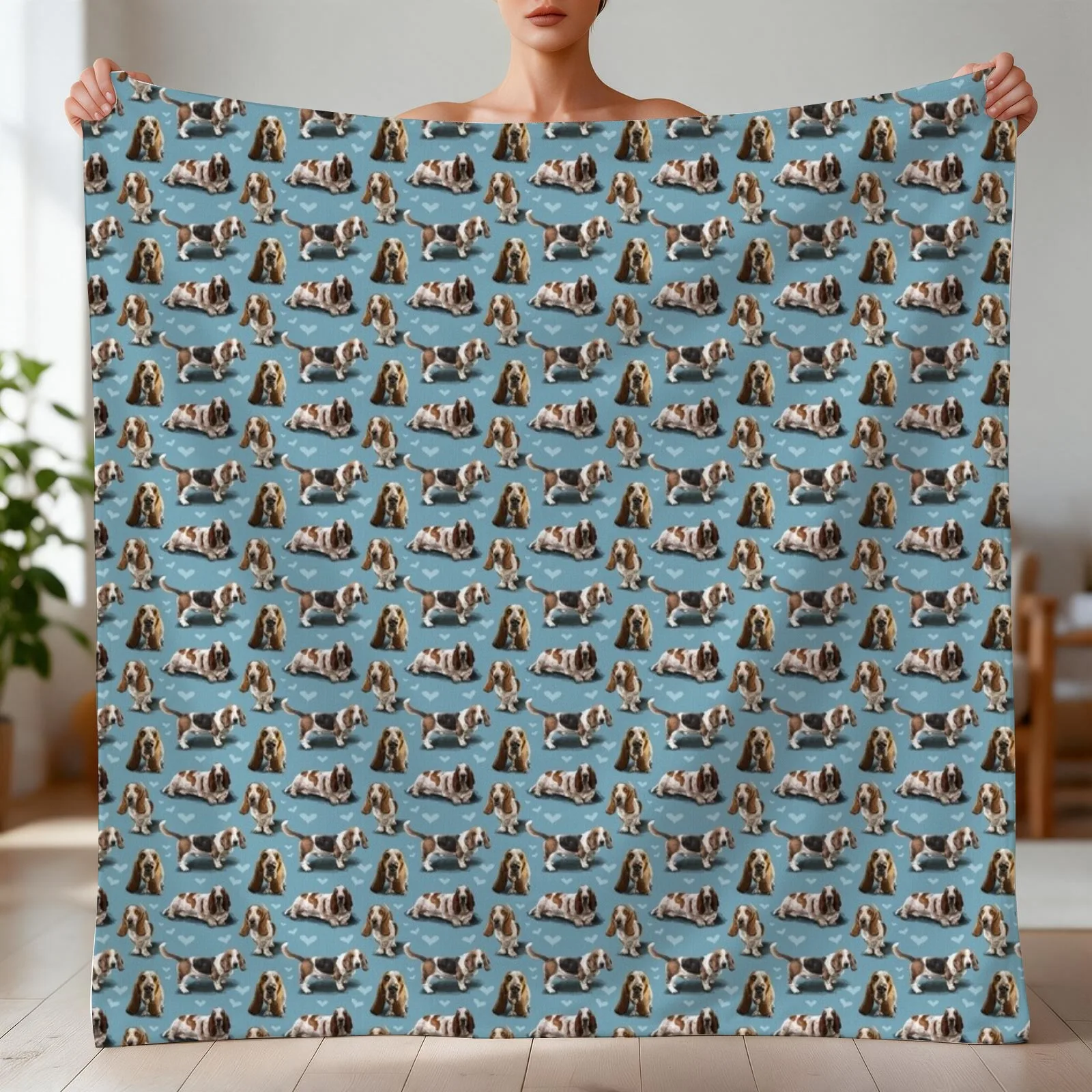 New The Basset Hound Throw Blanket cosplay anime Comforter Thin Blankets