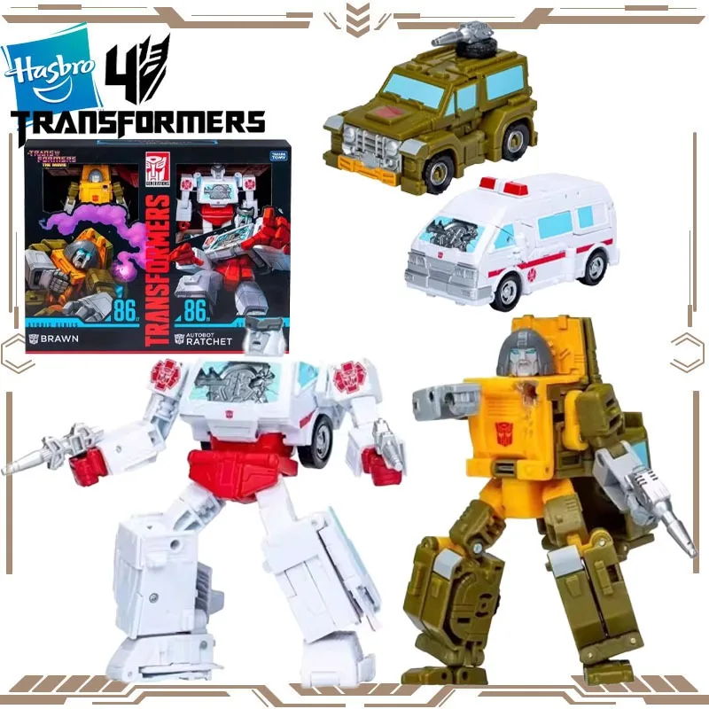 Hasbro Original Transformers Il Film Brawn Autobot Ratchet SS86 Action Figure Giocattoli per Ragazzi Ragazze Regalo Ornamenti da Collezione