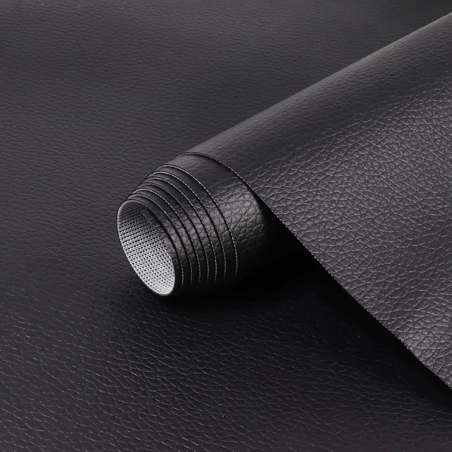 

Vinyl Marine Fabric Waterproof Leather Material 55""×180"" Upholstery Faux Leather Sheets 0.6Mm Thi Anti-Uv,Non-Peeling For Car