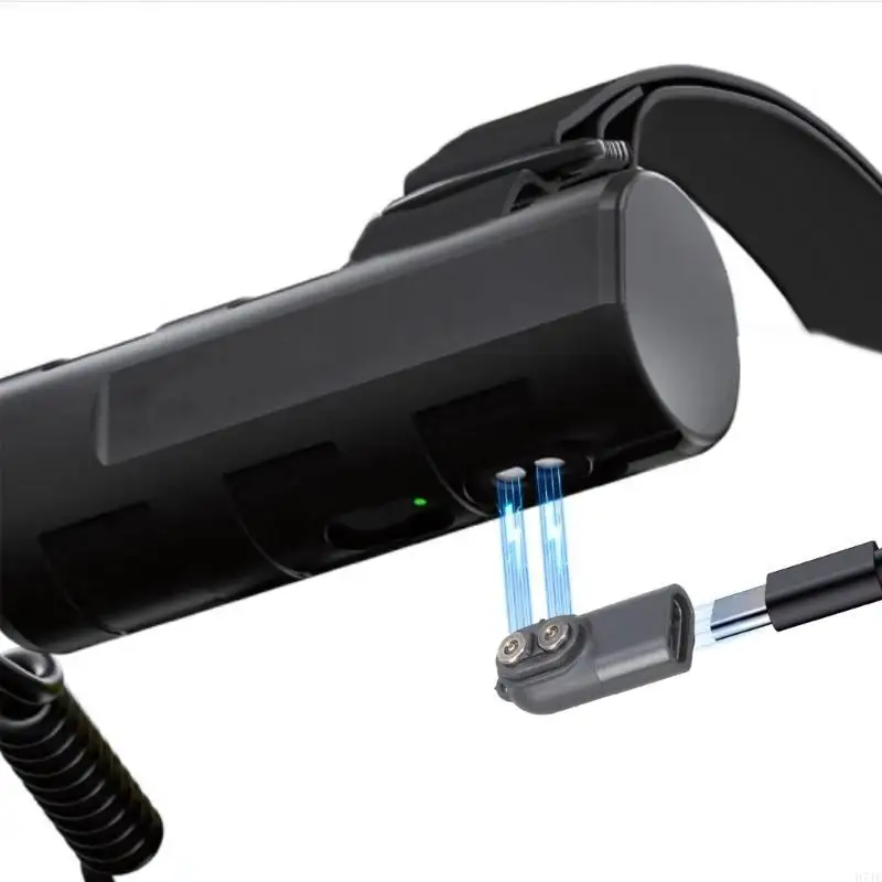 H7JF 타입 C 유형 C 마그네틱 충전기 USB C 충전 어댑터 H5R P6R H7R H15R P18R H19R 손전등 헤드 램프 금속 팁 플러그