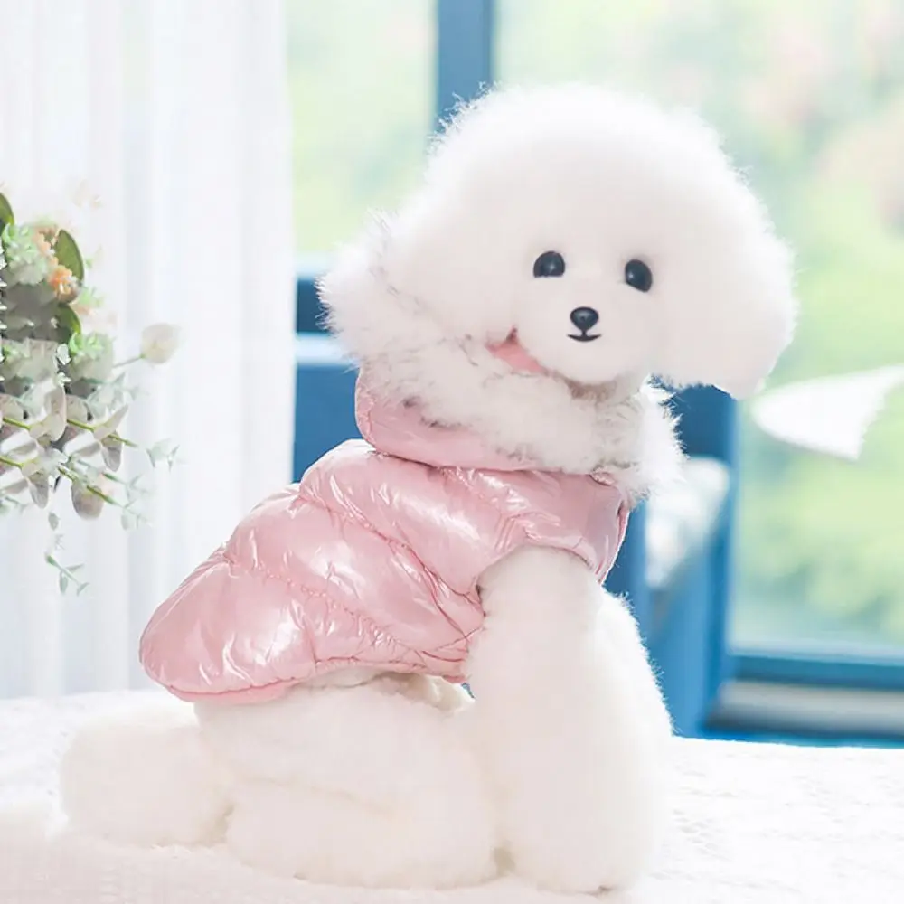 

With Back Buckle Winter Dogs Cotton Vest Cotton Warm Pet Clothing Coat Jacket Soft Comfortable Dogs Vest Coat for Cats/Puppy