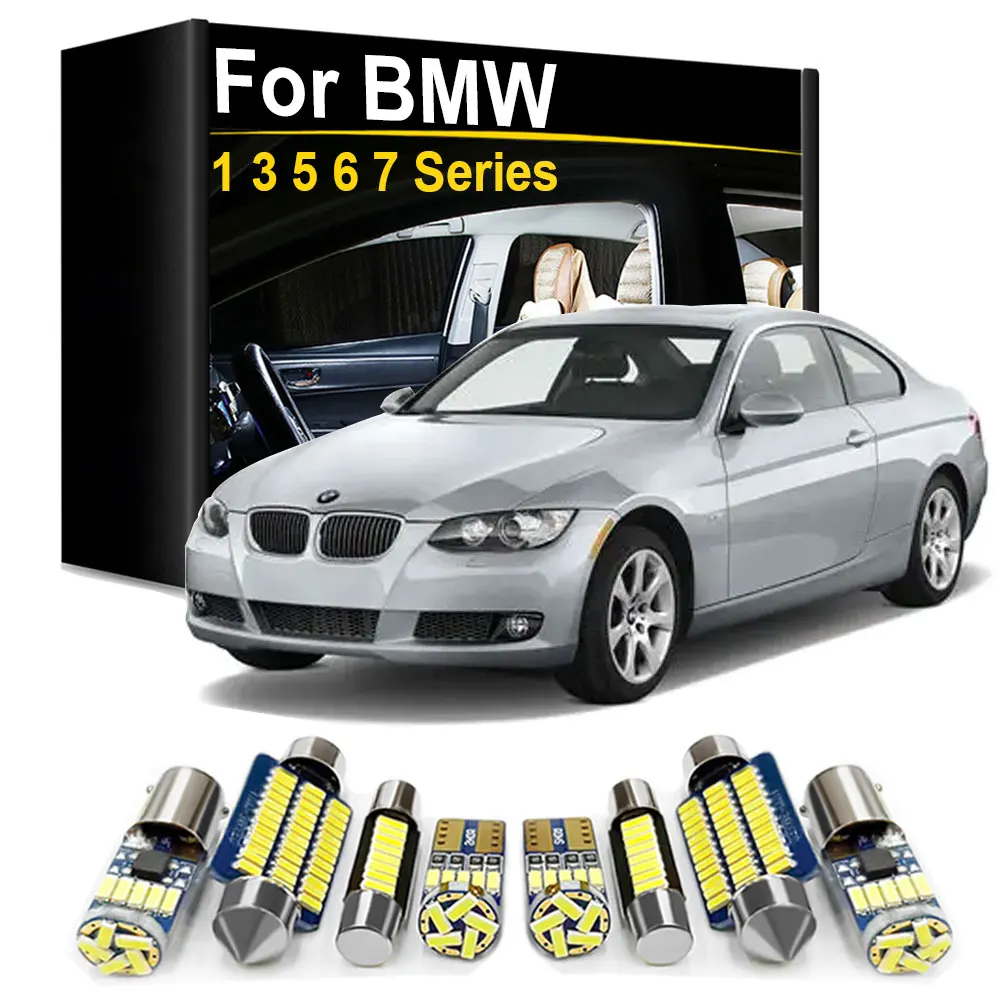 Car LED Interior Light Kit For BMW 1 3 5 6 7 Series E87 E81 F20 E46 E90 E91 E92 E93 E39 E60 E61 F10 F11 E63 F12 F06 E65 E66