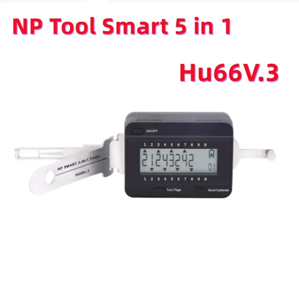 NP Tools Smart 5 In 1 HU66 V.3  With LED Indicator Light Locksmith Tools Auto Locksmith Repairing Tool