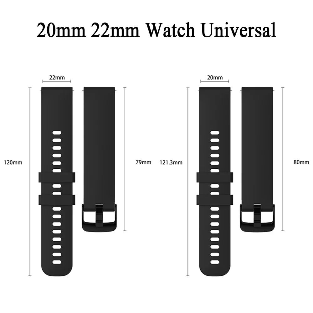 20mm 22mm Silicone Band for Huawei Watch GT 2 3 Pro Straps GT2 GT3 GT4 Pro 46mm Watchband for HONOR Watch 4 Pro GS 3 SE Bracelet