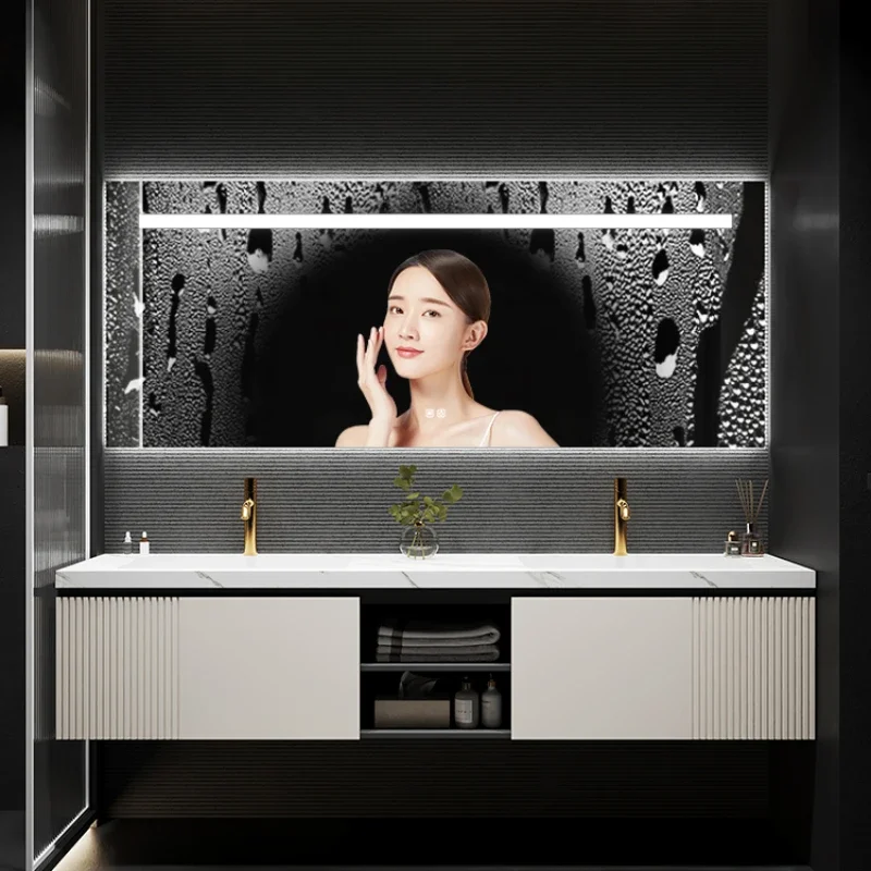 

bathroom cabinet Bathroom Cabinet slim Washbasin Kit Mirrors Pvc Wall Pharmacy Column Storage Luxury Floor Multipurpose gabinete