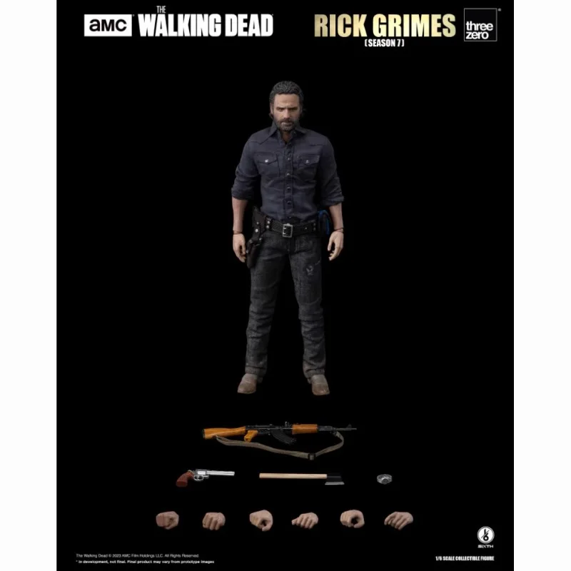 Original Genuine 100% Threezero Rick Grimes The Walking Dead 1/6 Authentic Collection TV Play Character Model Art Toy Gift