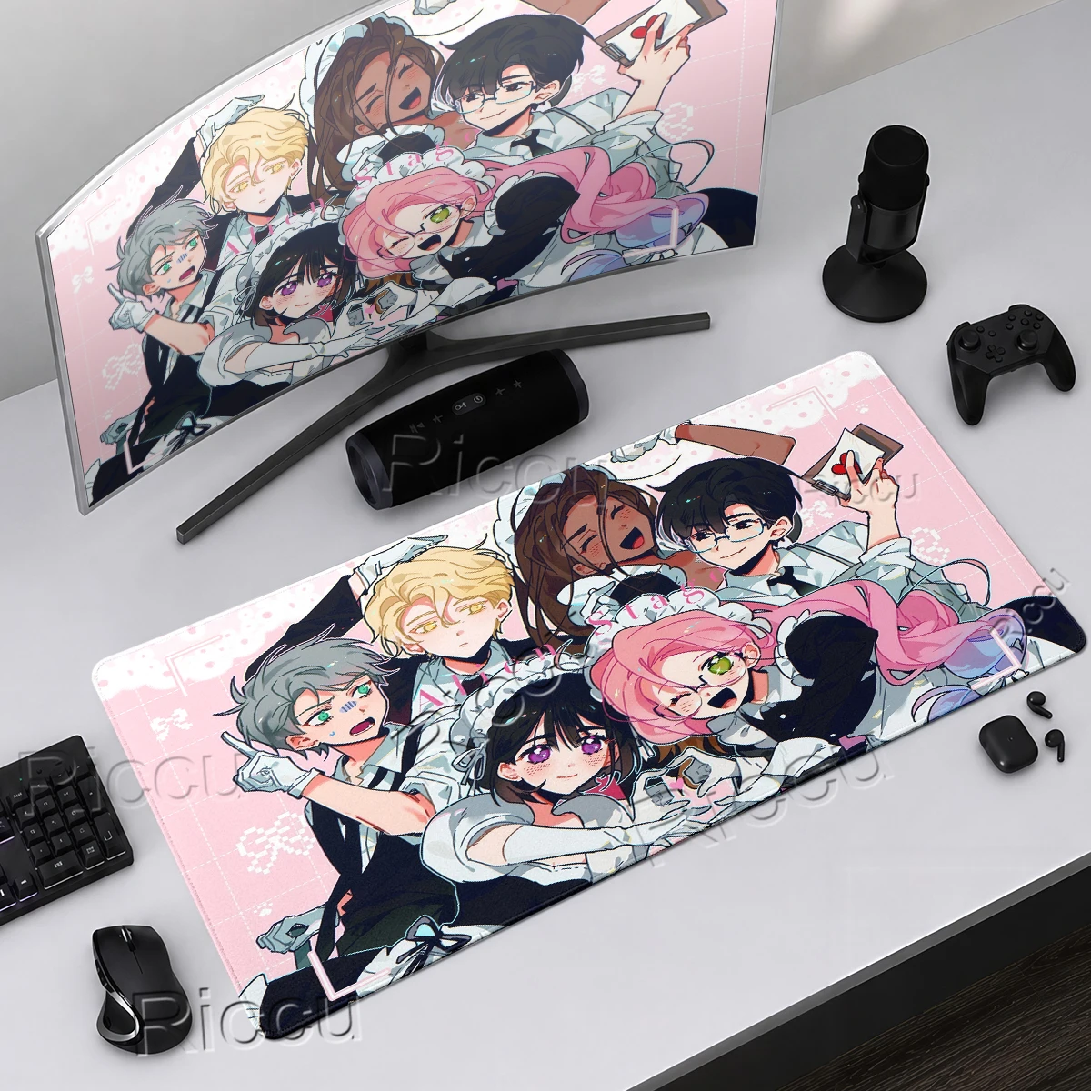 Mouse Pads Laptop HD Print Anime Character Pattern Alien Stage Mizi Till Lvan Extended Mats PC Office Accessories Keyboard Pads