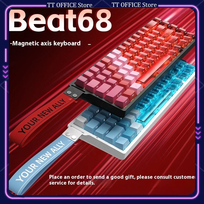 

Beat68 Magnetic Axis Mechanical Keyboard For Wired Esports Games, Customized Low Latency Fps For Valorant Games