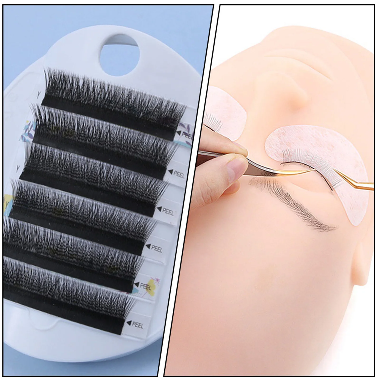 1set 1Set Wimperverlenging Lade Professionele Valse Lade Verstelbare Creatieve Lash Houder Voor Salon Thuisgebruik Plastic Lash opslag