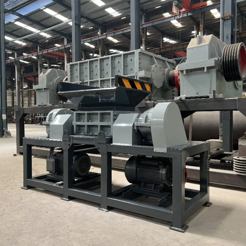 Customized Plastic Cutter Grinder Crusher Shredder Machine Metal Chips Crusher And Separator Machine For Scrap Crusher Shredder