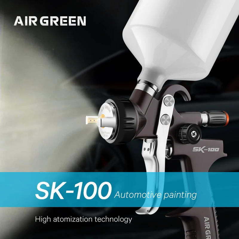 Pneumatic High Atomization SK-100 Original High-end Authentic HVLP With Stainless Steel Needle Nozzle