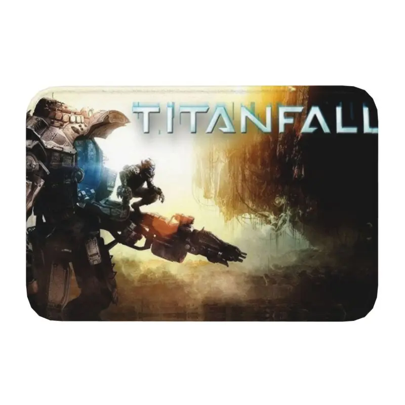 Titanfalls 1 Doormat Anti-Slip Bathroom Kitchen Mat Garden Garage Floor Door Entrance Carpet Rug