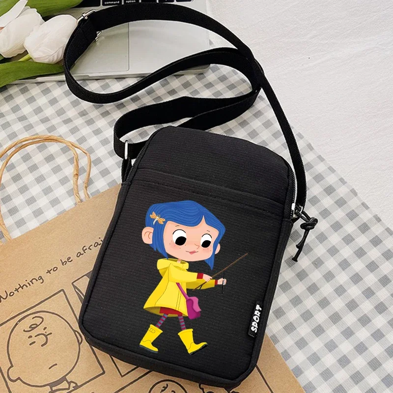 

Coraline & The Secret Door Shoulder Bags New Handbags Crossbody Bag Cartoons Tote-Bag Underarm Casual Bags Collocation Trendy