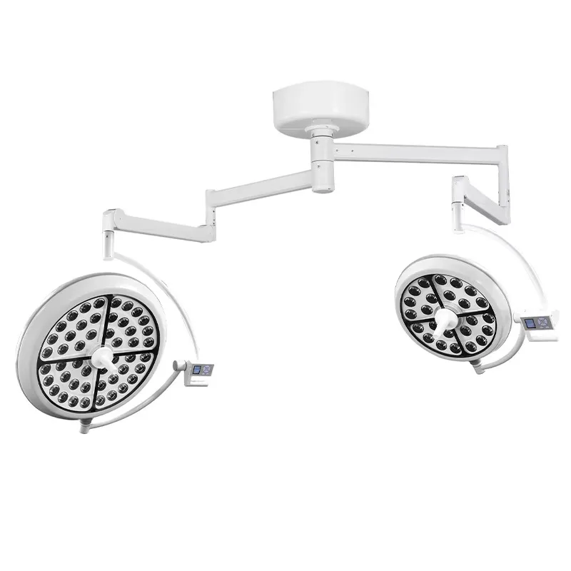 Hospital Quality Glint Ceiling Double Head Operation Shadowless Lamp Led Medical for Sale