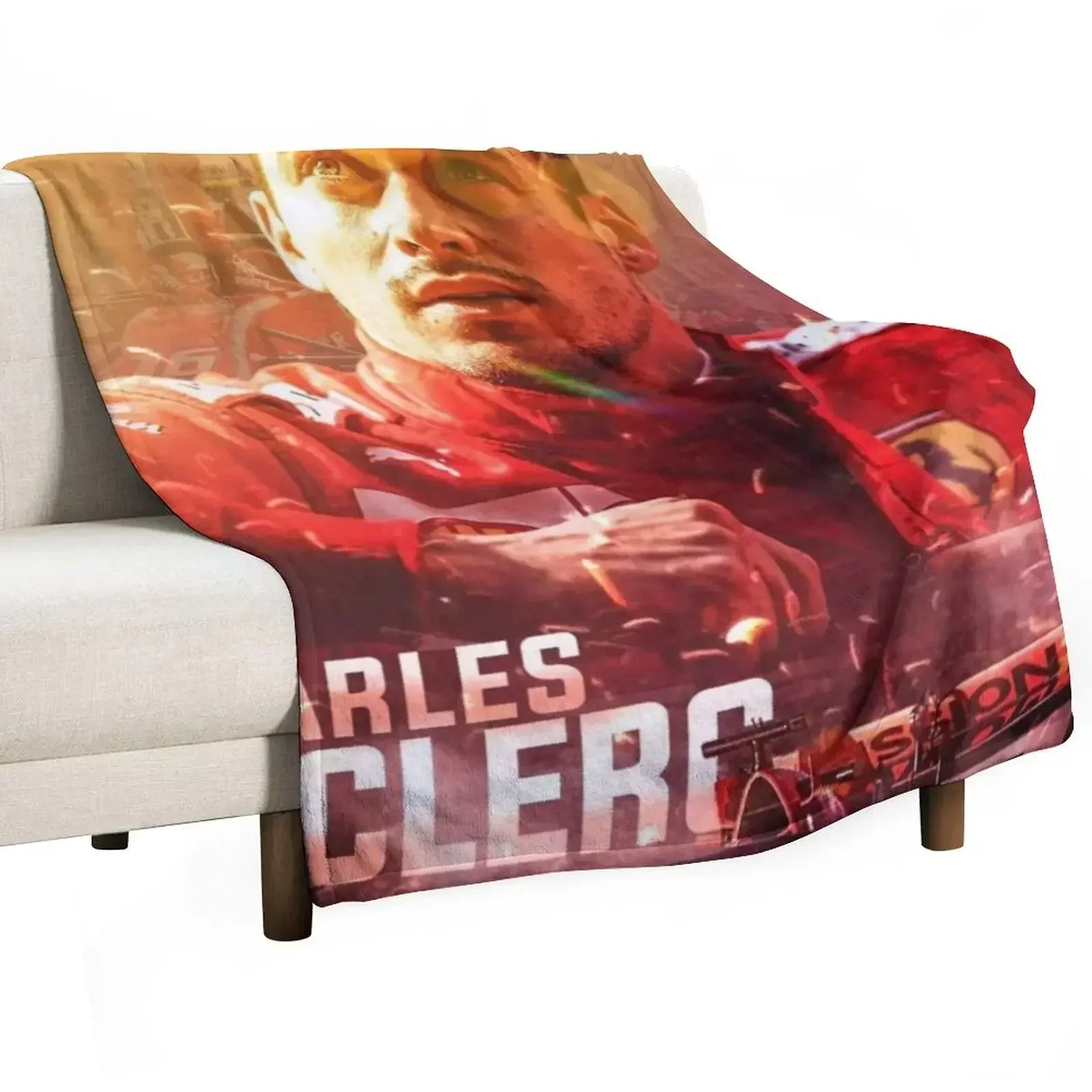 

Charles Leclerc Throw Blanket Fashion Sofas cosplay anime Blankets