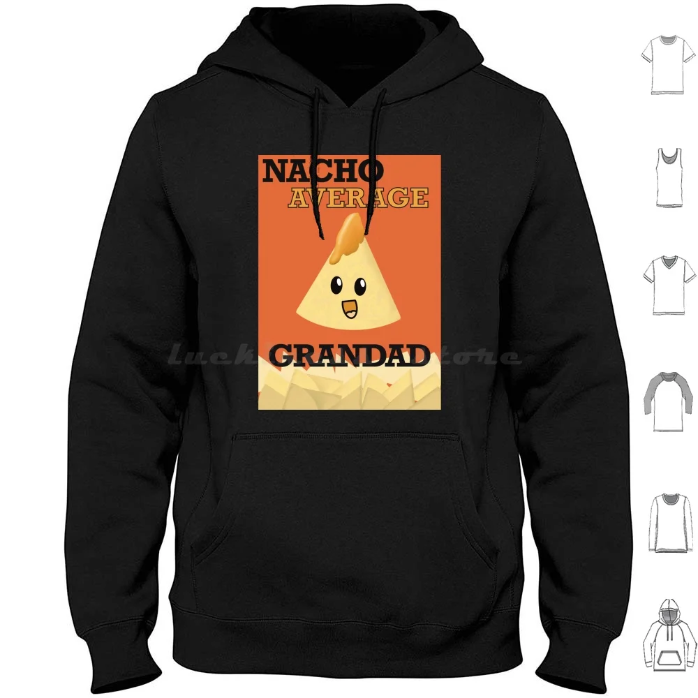 Nacho Medio abuelo regalo sudaderas con capucha manga larga Nacho promedio abuelo abuelo abuelo abuelo Nacho promedio