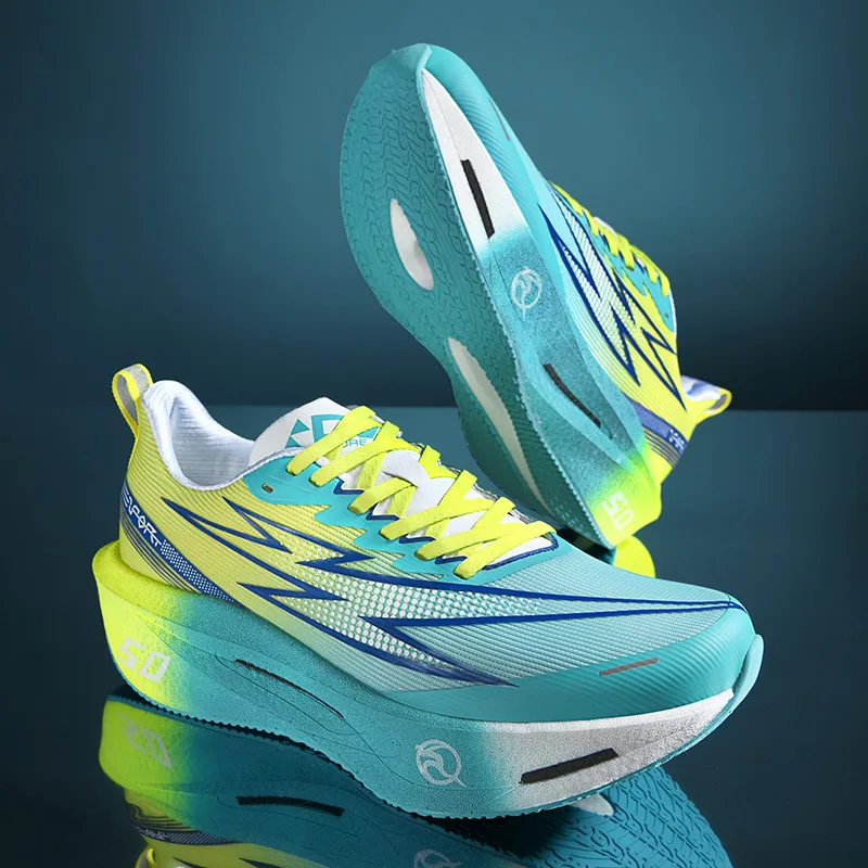 Fashionable Men's and Women's Running shoes, Comfortable and Breathable Sports shoes, Lightweight Popcorn Cushioning sole