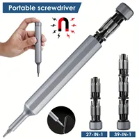 27/39 in 1 Precision Screwdriver Set Manual Pen Small Screwdriver with 38 Magnetic Torx Phillips Drill Bits Mini Repair Tool