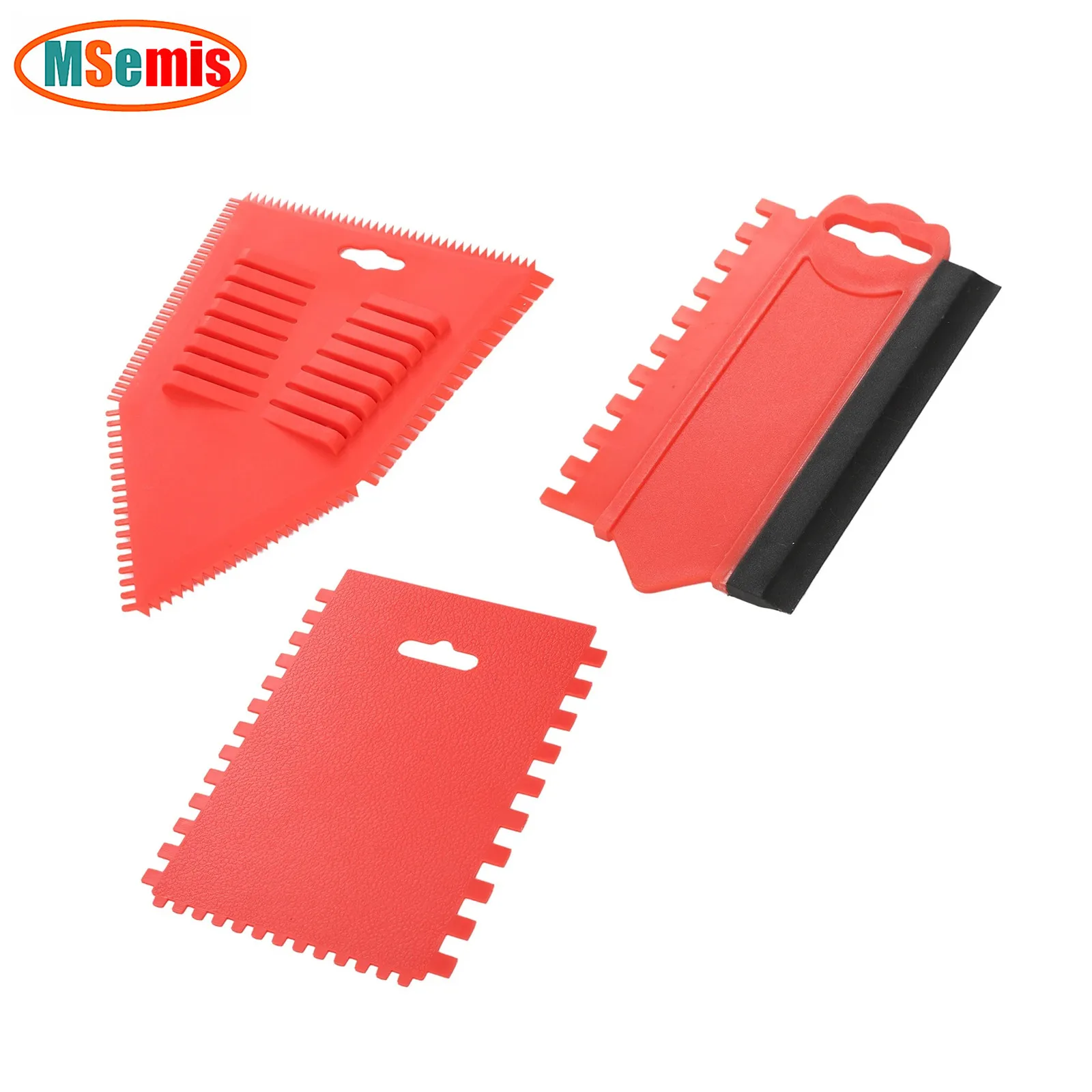 Multi-function Wall Scraper Plastic Sharp-toothed Comb Kit Accessory Tool for Interior Decoration And Artistic Creation