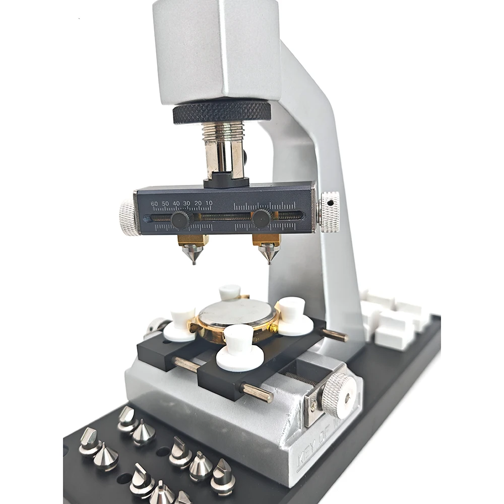 High quality Bench Watch Back Case Cover Opener 5700# With Base and 6 Dies Watchmaker Watch Repair Tool Kits for Screw Watch Ope
