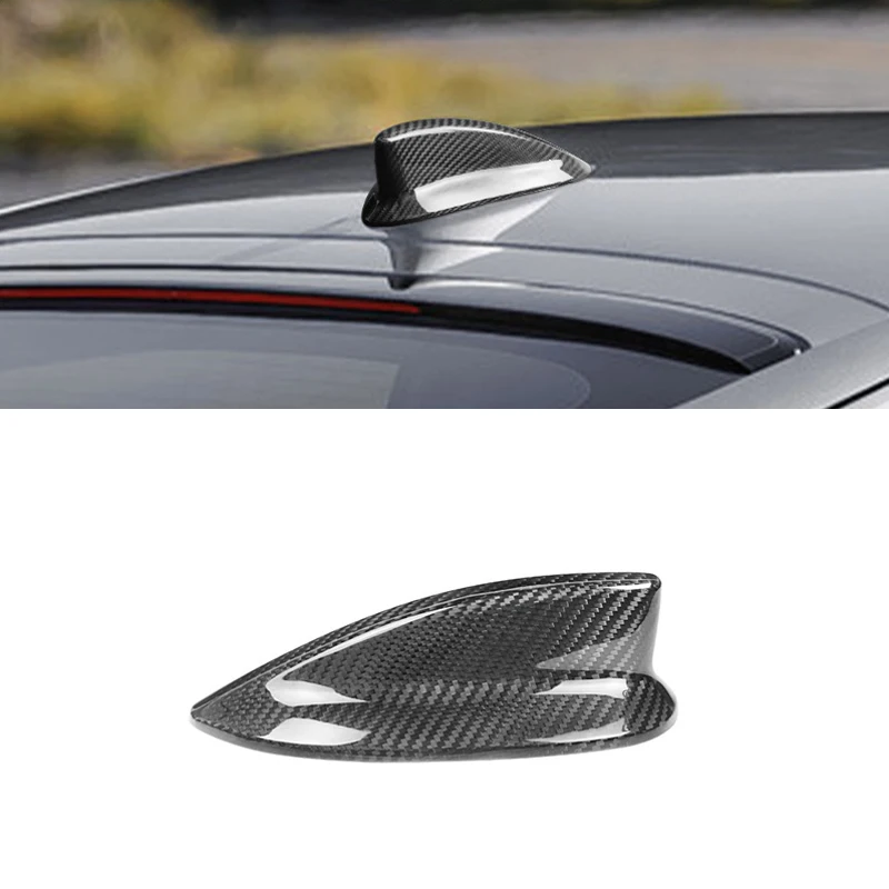 For Acura Integra 2022 2023 2024 Carbon Fiber Shark Fin Antenna Aerial Cover Trim Sticker