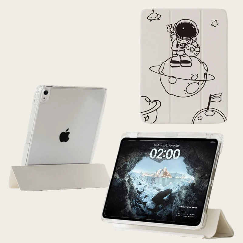

Planet Design for iPad Pro 12.9" 13" Air 11" 2024 2 3 4 5 9.7 5th 6thFor iPad 10.2 7th 8th 9th Case iPad 10th Generation Cover