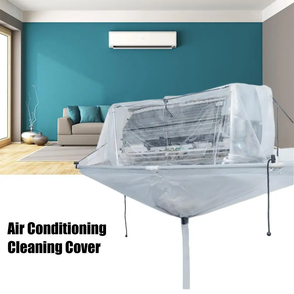 Open Type Cleaning Cover to Wash Air Conditioner Cleaning Cover Waterproof Dustproof Cleaning Bag Ceiling Washing Tools