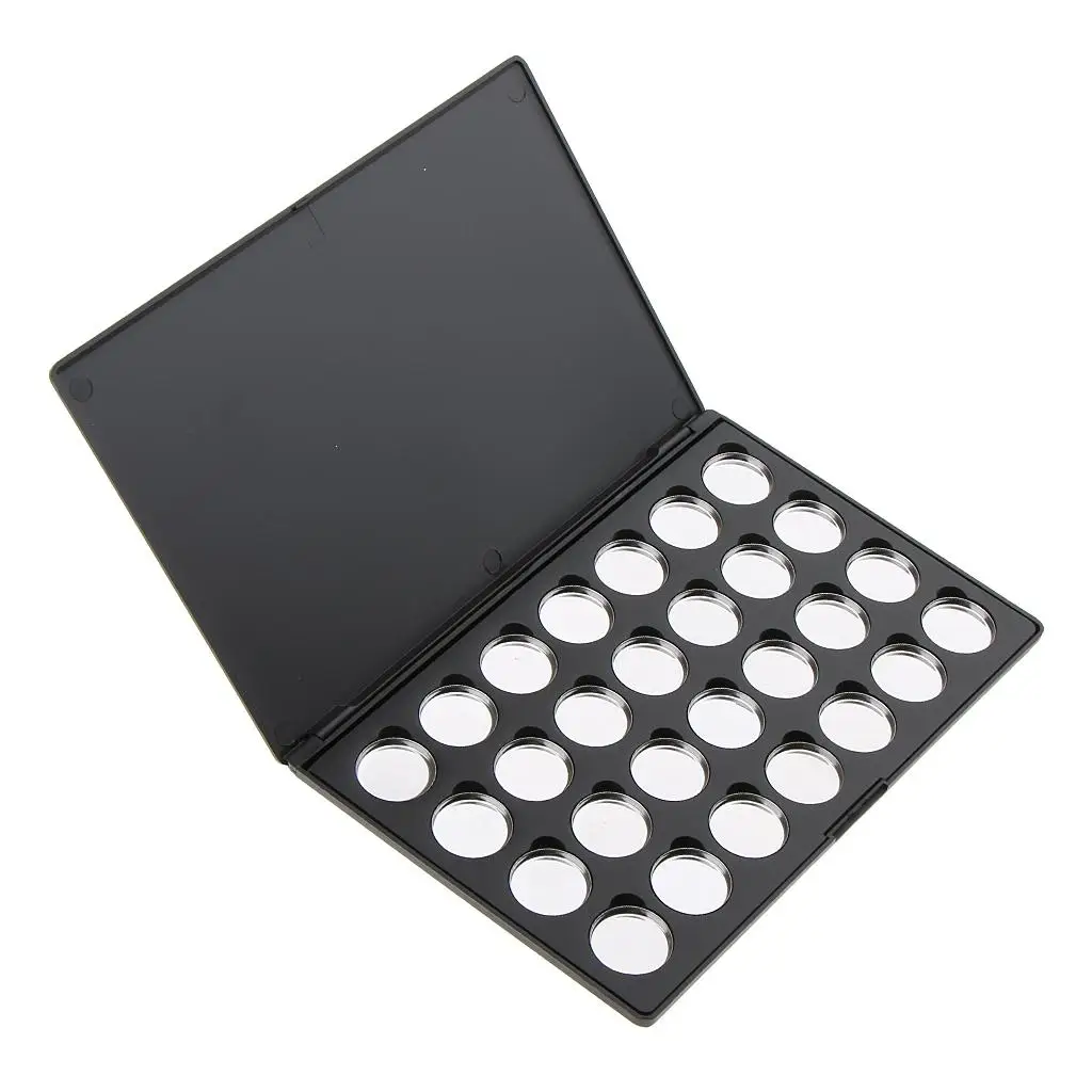 Empty Magnetic Palette for Makeup Large 9x5.9 Inch Black Plastic Eyeshadow Blush Holder Travel DIY Case