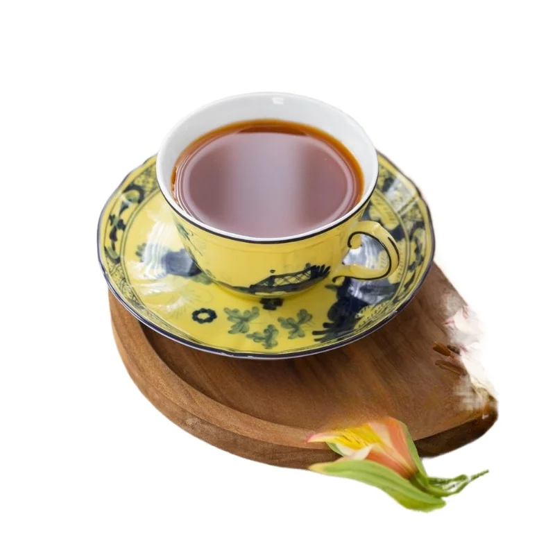 Italian Oriental household ceramic tableware, teacups, teapots, coffee cups, saucers, mugs