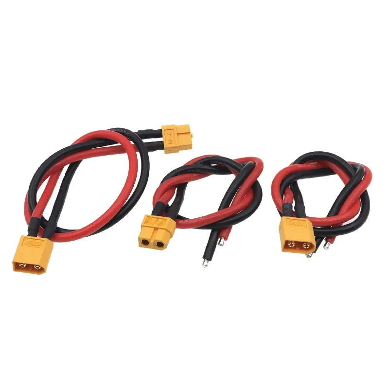 

XT60 Male And Female Connector Set with Silicon Wire Adapter for RC Lipo Battery 10CM/20CM/30CM Plug Connectors