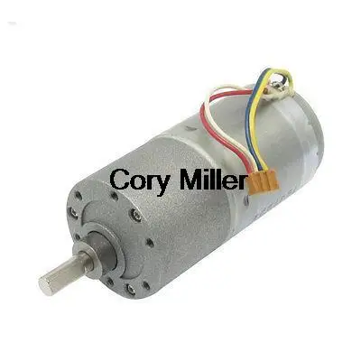 120RPM DC 24V 100mA Welding Machine Component Geared Motor 37GB