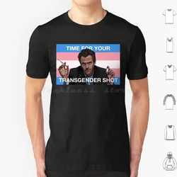 Dr. House Trans Flag T Shirt Cotton Men Women DIY Print Dr House House Md Hugh Laurie