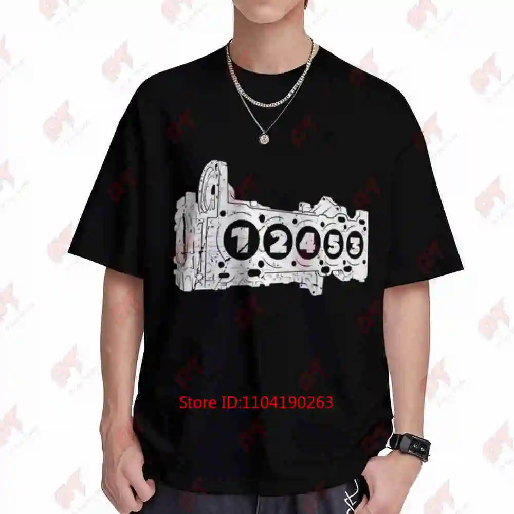 5 Cylinder Ignition Sequence 1 2 4 3 Short Sleeve Tee 100% Cotton T-Shirt