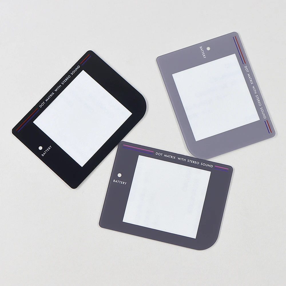 2 قطعة/الوحدة البلاستيك قذيفة حامي غطاء عدسة الشاشة لنينتندو GameBoy GB قطع غيار الشاشة الكلاسيكية