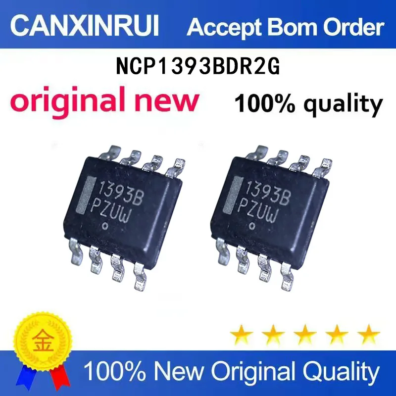 

(5-100 Pieces) Brand new original NCP1393BDR2G NCP1393B SOP-8 spot chip