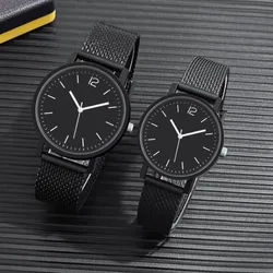 Casal Silicone Watch Band, Relógio de quartzo digital simples, Acessórios masculinos e femininos, Relógio, Novo, 2023