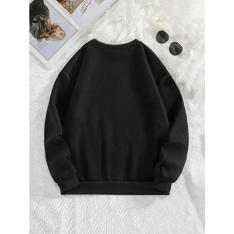 ديزني ليتل ميرميد أورسولا صورة مطبوعة ملابس رياضية نسائية خريف/شتاء جديد للرجال والنساء ملابس الشارع الموضة